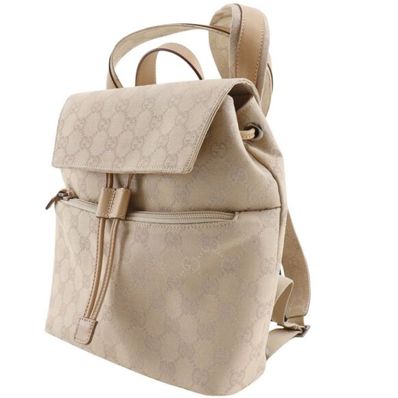 Gucci Backpack 003.0242 GG Canvas Beige Backpack Daypack